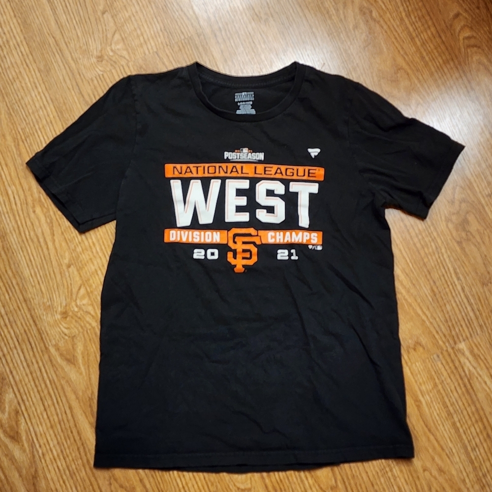 Fanatics Boy's Black San Francisco Giants Short Sleeve T-Shirt